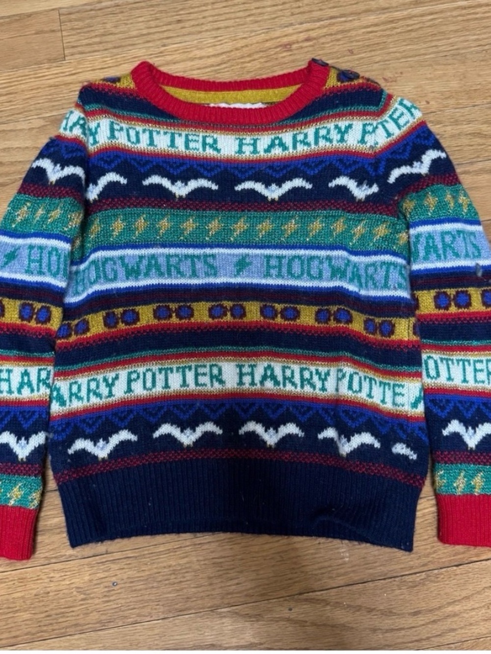 ISO Want to buy! Boden Harry Potter Multicolor Fair Isle Crewneck Sweater
